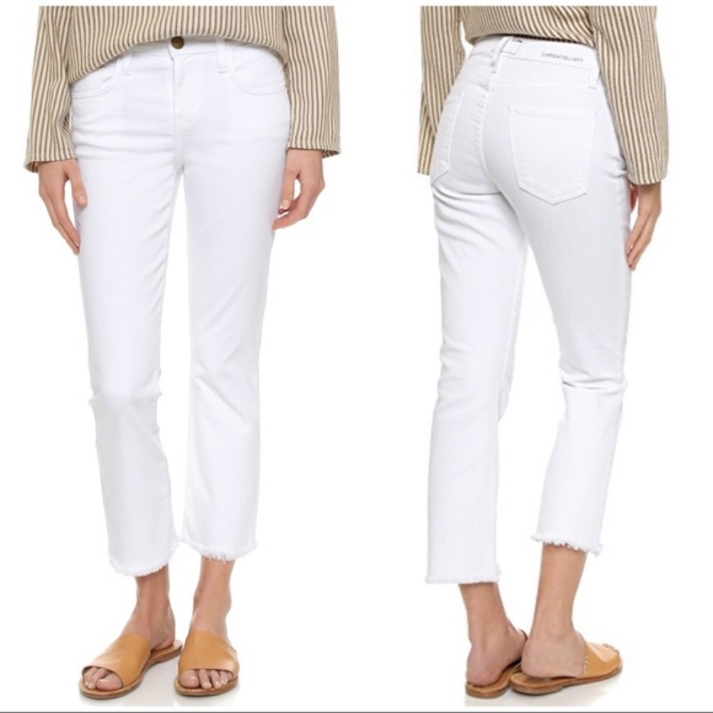 Current Elliott White Jeans Size 26" The Kick